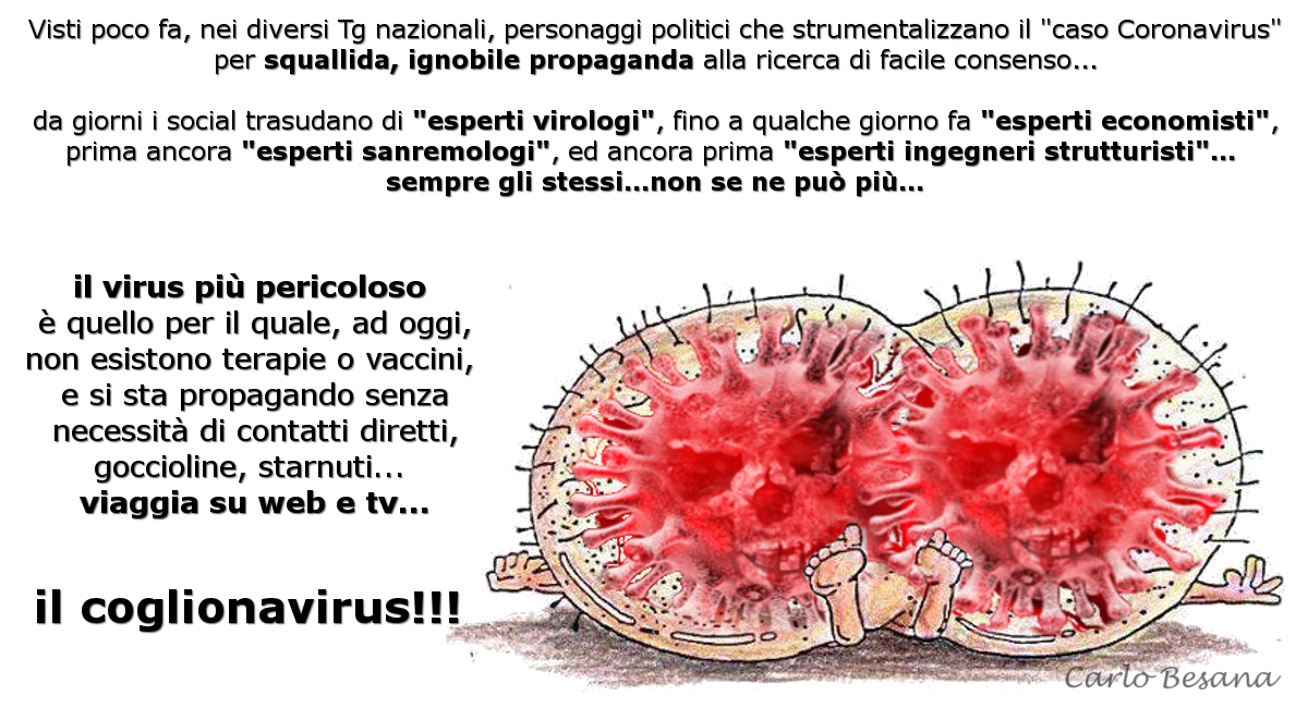 il coglionavirus…