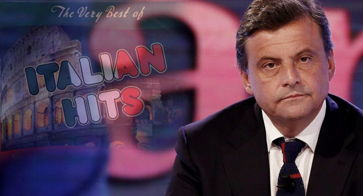 Carlo Calenda e…il cofanetto cd “The Very Best of Italian Hits”…