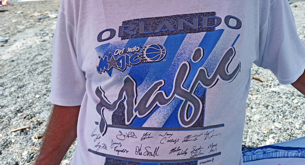 la t-shirt dei Magic…New York, Orlando, le partite NBA…e l’insospettabile Beppe Romanazzi…