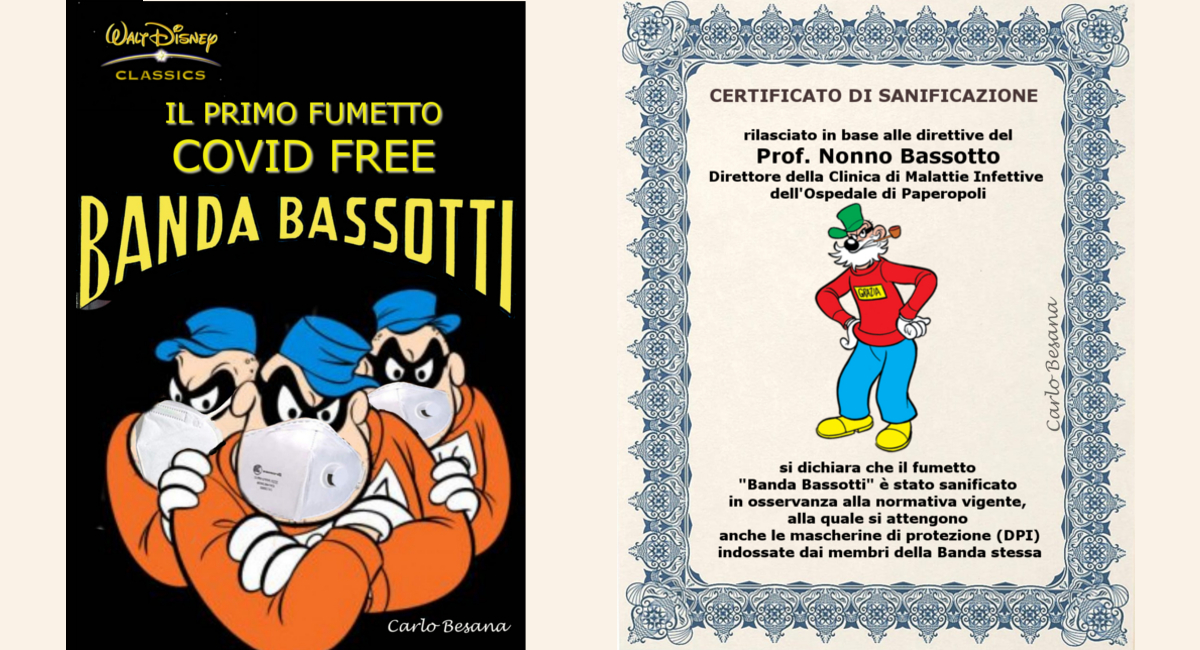 Banda Bassotti, il primo fumettocovid free - il blogghiario di  Carlo Besana