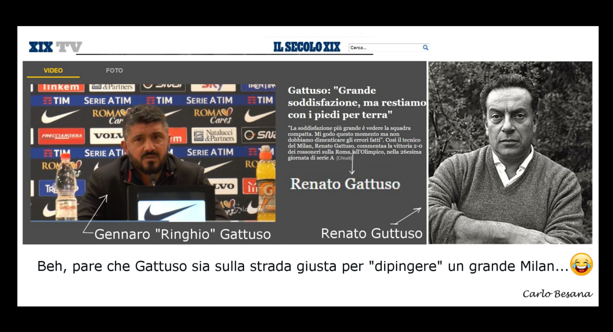 Gattuso o Guttuso???…