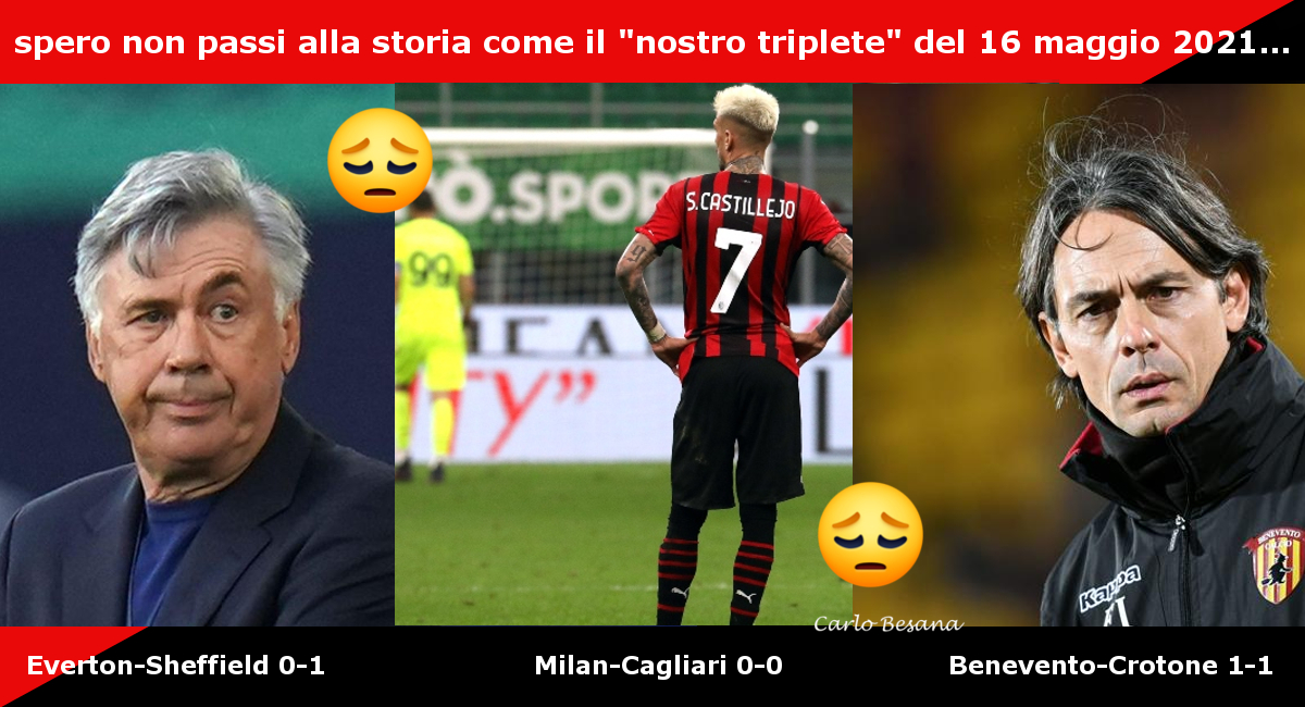 il “nostro triplete”???…